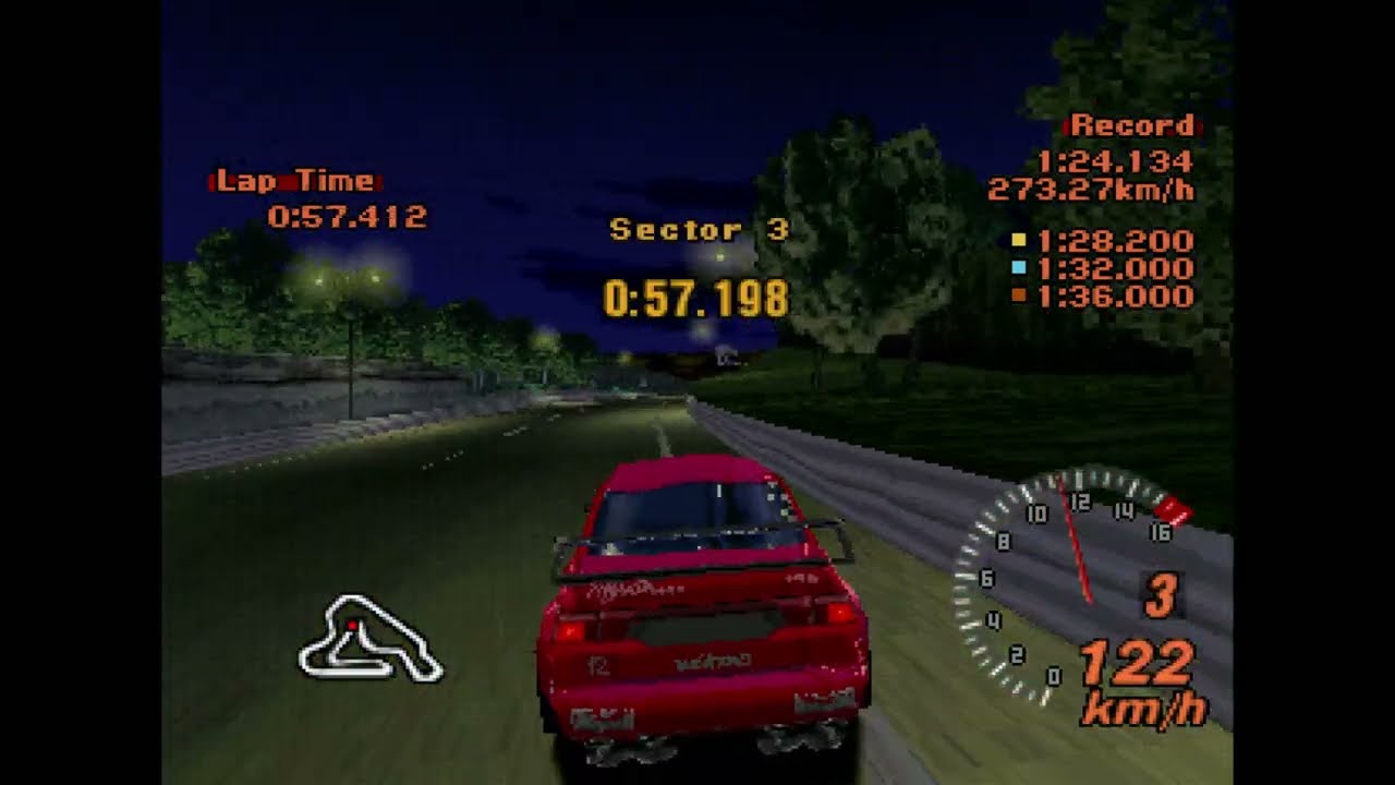 Gran Turismo 2 License S-9 1:24.019