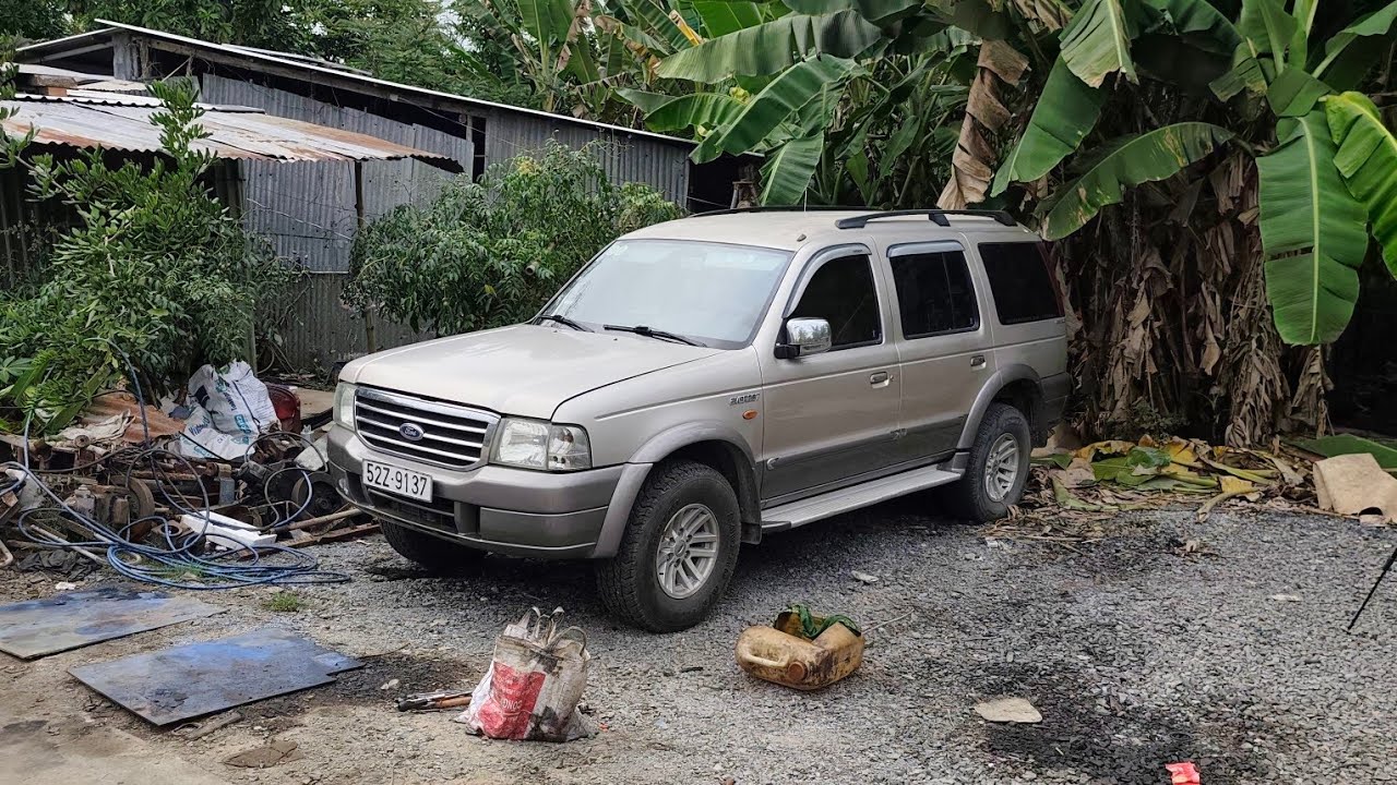 Sửa máy WL84AT xe du lịch FORD everest bị khói đen ì máy khách Sài Gòn 
