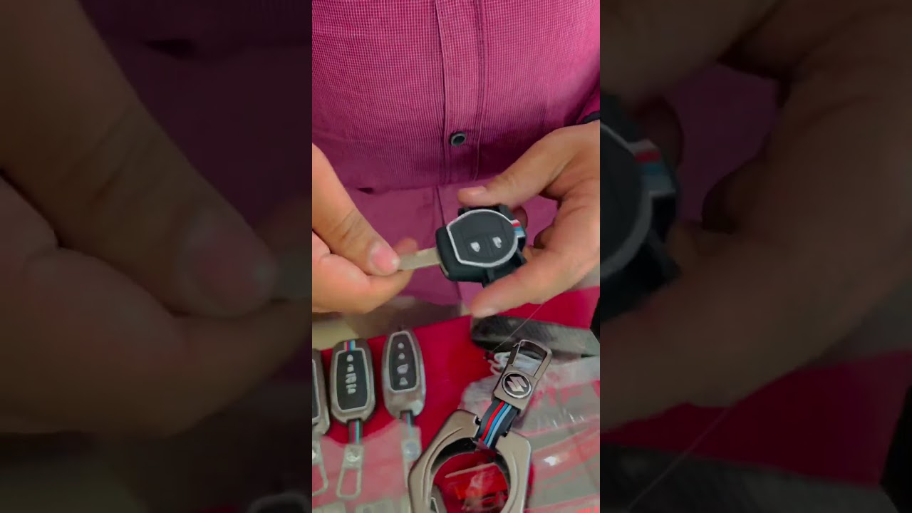 Metal key cover installation 