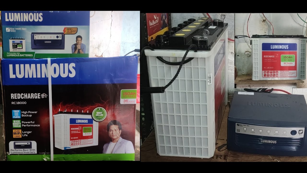 Luminous Inverter & Battery Installation in Tamil/Luminous Inverter 1050W & 150Ah battery unpacking