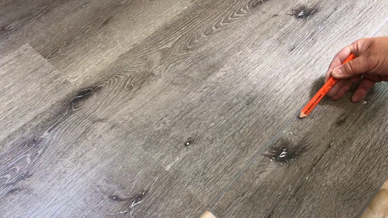 Rigid core luxury vinyl plank flooring: installation