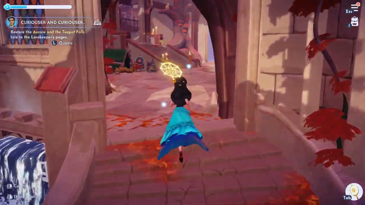 Unlocking and Exploring The Teapot Falls / Curiouser and Curiouser Quest Part 1 / Disney Dreamlight