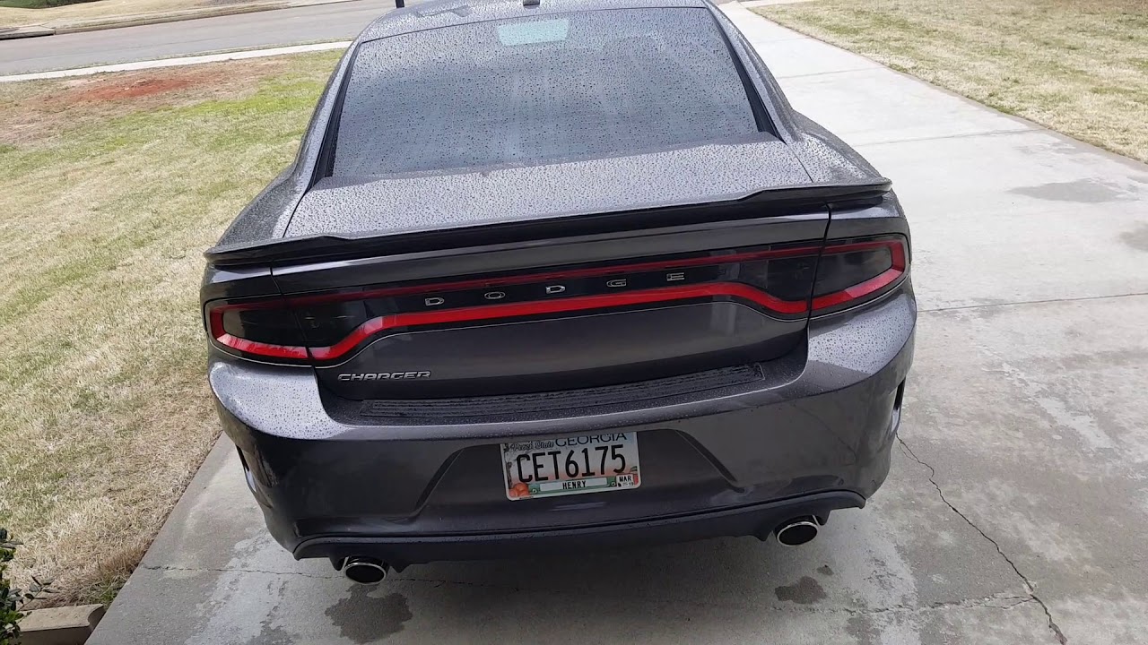 Dodge Charger SRT style bumper and hood swap