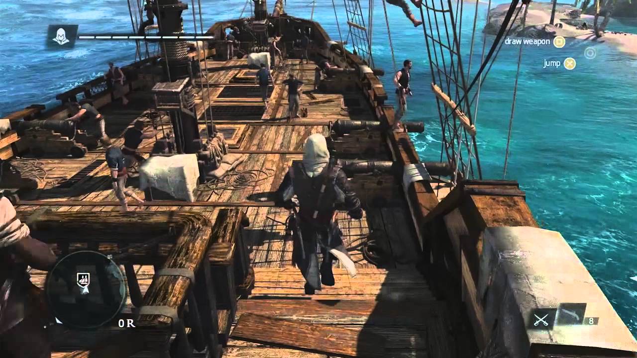 13 Minutes of Caribbean Open-World Gameplay | Assassin's Creed 4 Black Flag [ANZ]