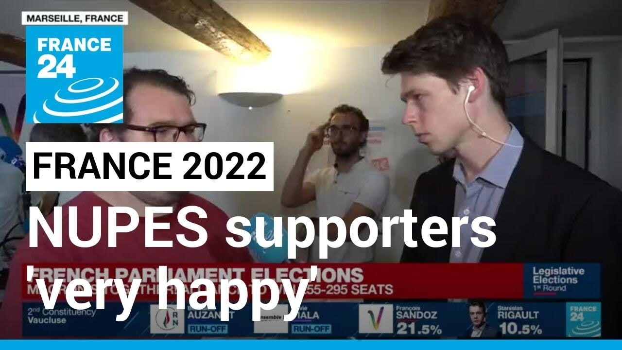 French legislative elections: Melenchon's NUPES supporters 'very happy' &bull; FRANCE 24 English
