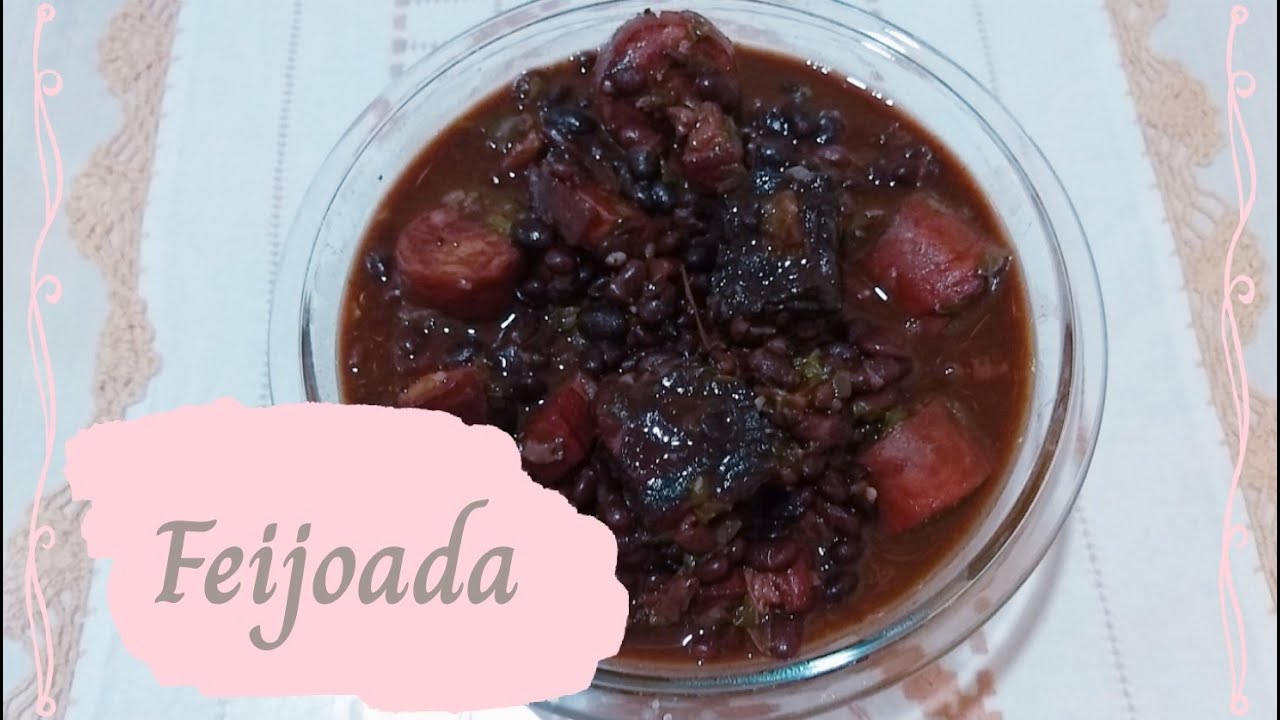FEIJOADA SIMPLES COM BACON ,CALABRESA E CHARQUE OU CARNE SECA