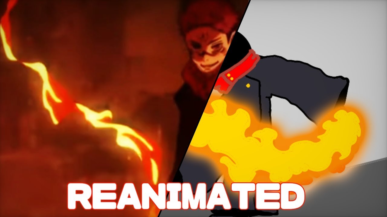 Reanimating sukuna as a stickman