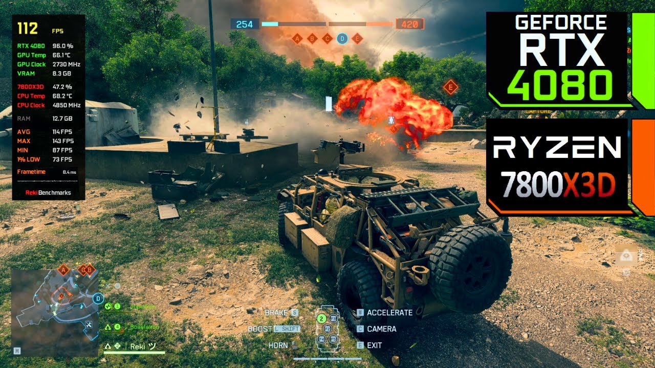 Battlefield 6 Open Beta 2 | RTX 4080 + Ryzen 7 7800X3D | 1440p Ultra Graphics