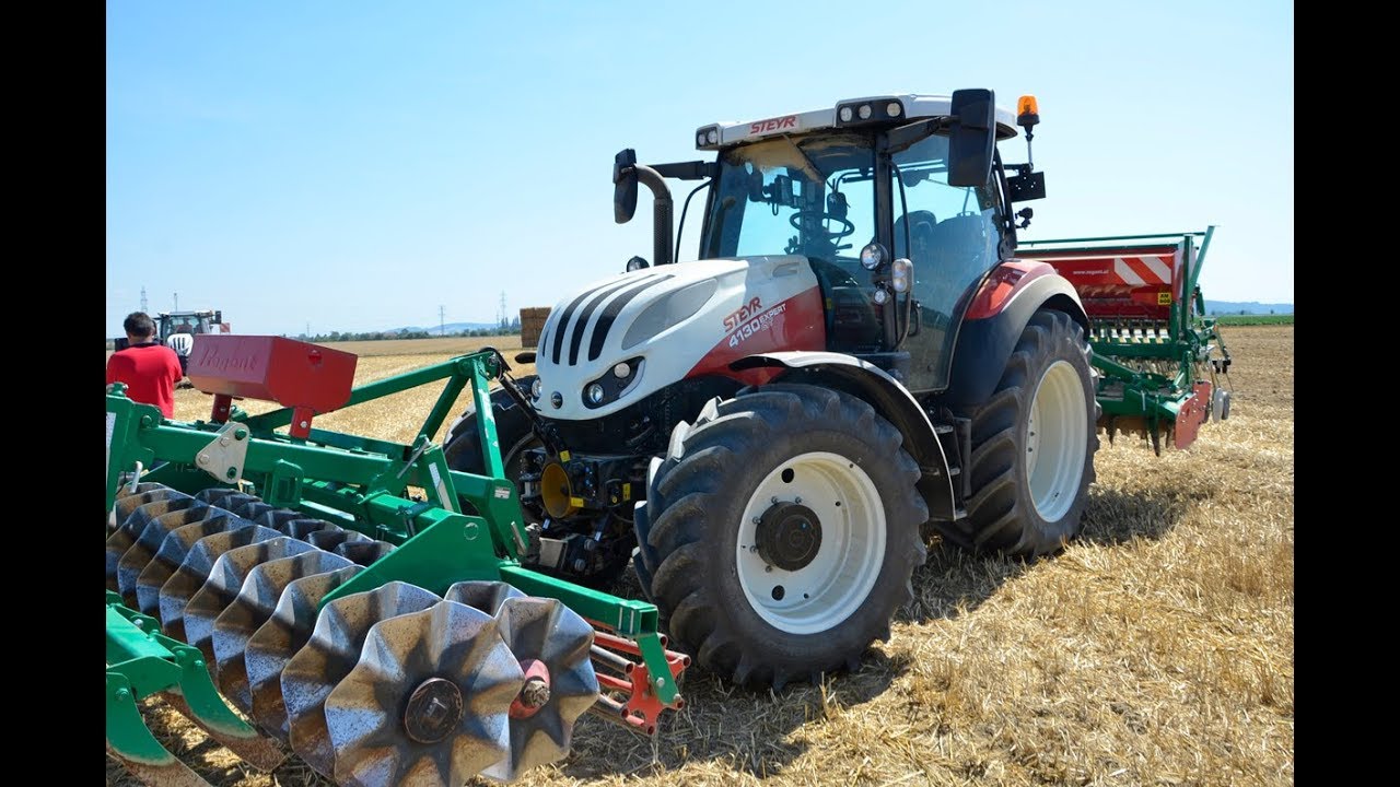 STEYR 4130 Expert CVT. En campo