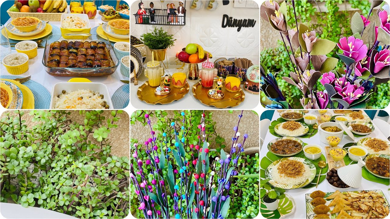 يوم رمضاني وصفات بسيطه وتحويل نباتات.كلام من القلب