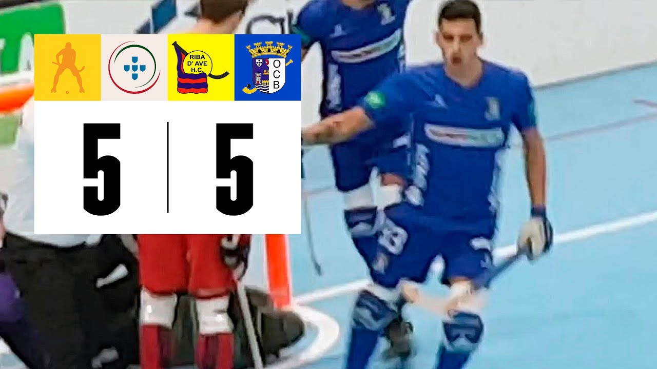 Resum del Riba d'Ave HC 5-5 OC Barcelos SAD