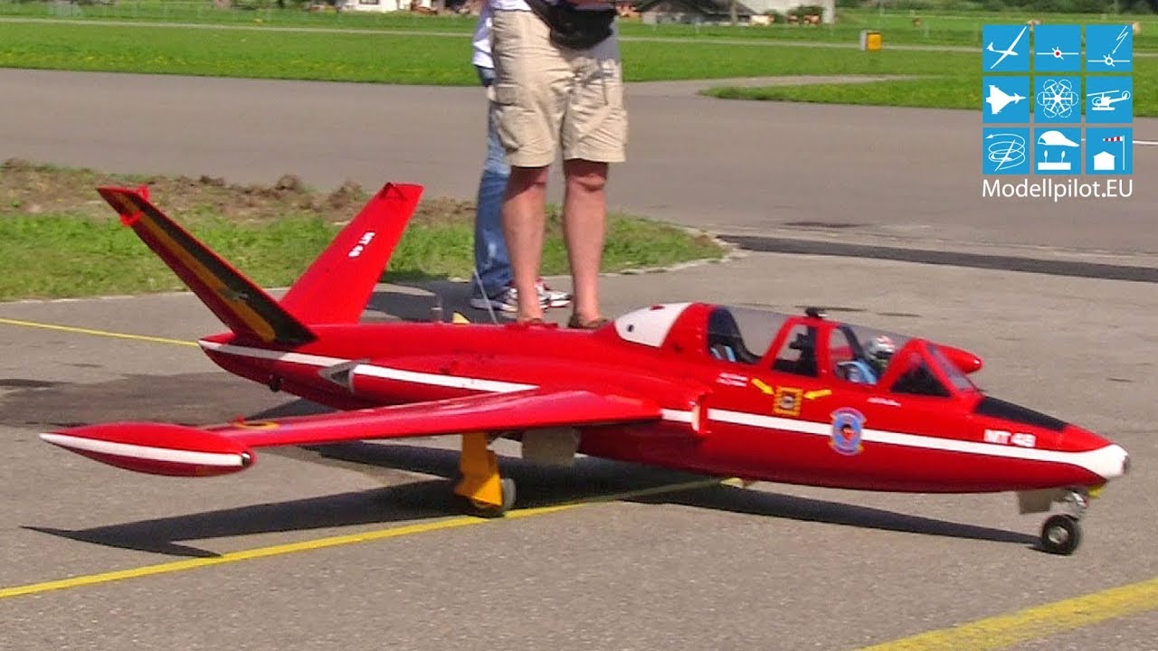 FOUGA MAGISTER CM 170 PHILIP AVONDS TEAM BELGIUM RC JET 3RD COMPETITION FLIGHT (13,5KG) JET WM 2013