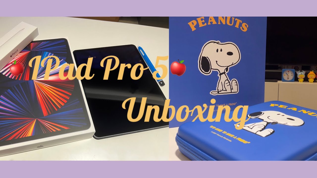 아이패드 프로 5세대 12.9인치 언박싱 | 애플펜슬 2세대 언박싱 | 아이패드 악세사리는 무엇을 샀을까?🍎