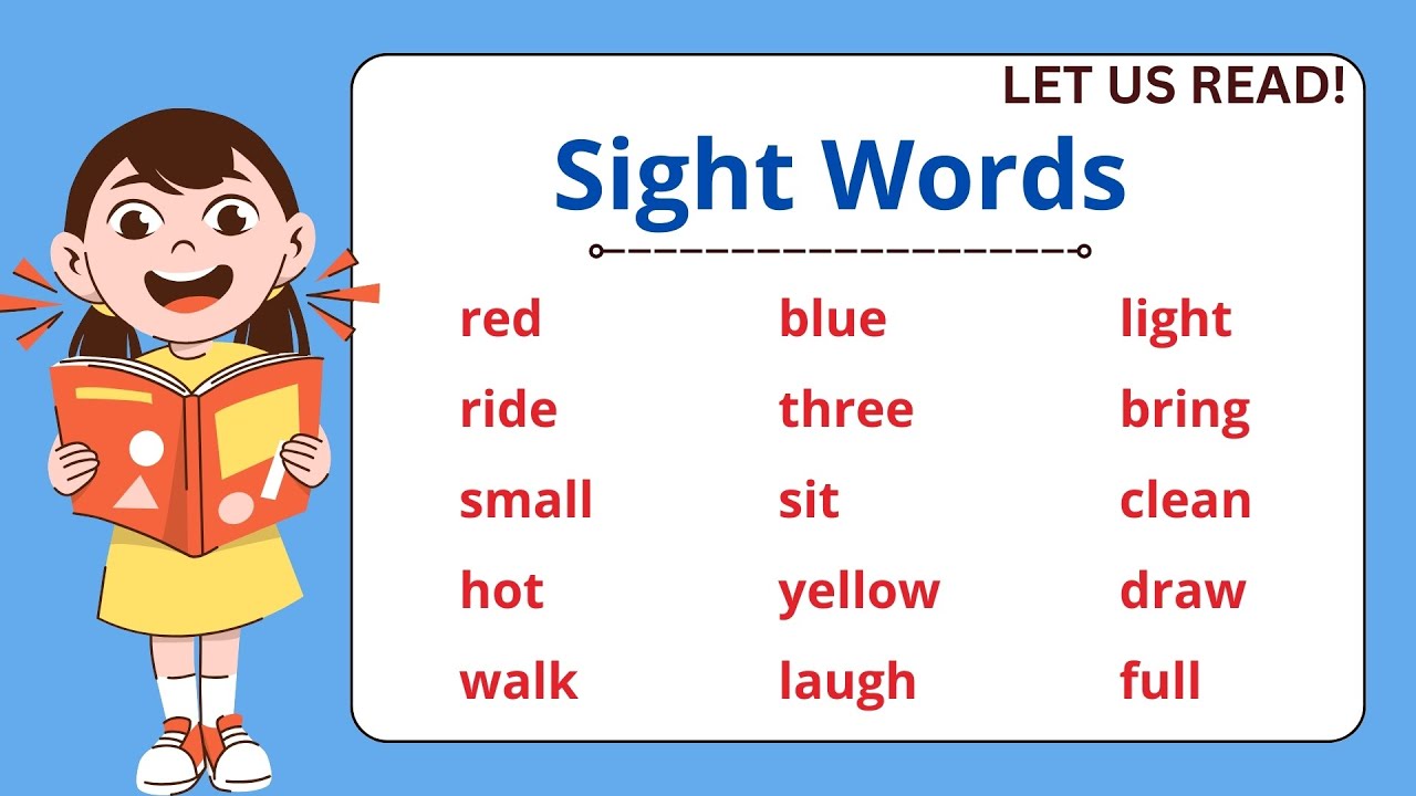 LET US READ! I SIGHT WORDS Set 4, 5, 6 I with Teacher Jake