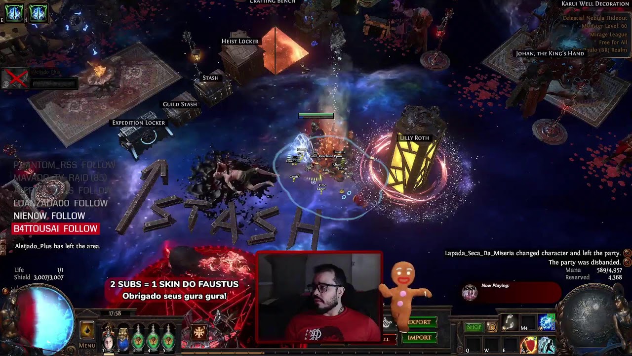 [BR/ENG] Upando KB of Clustering Necro - 3.28 - Mirage: Dia 6