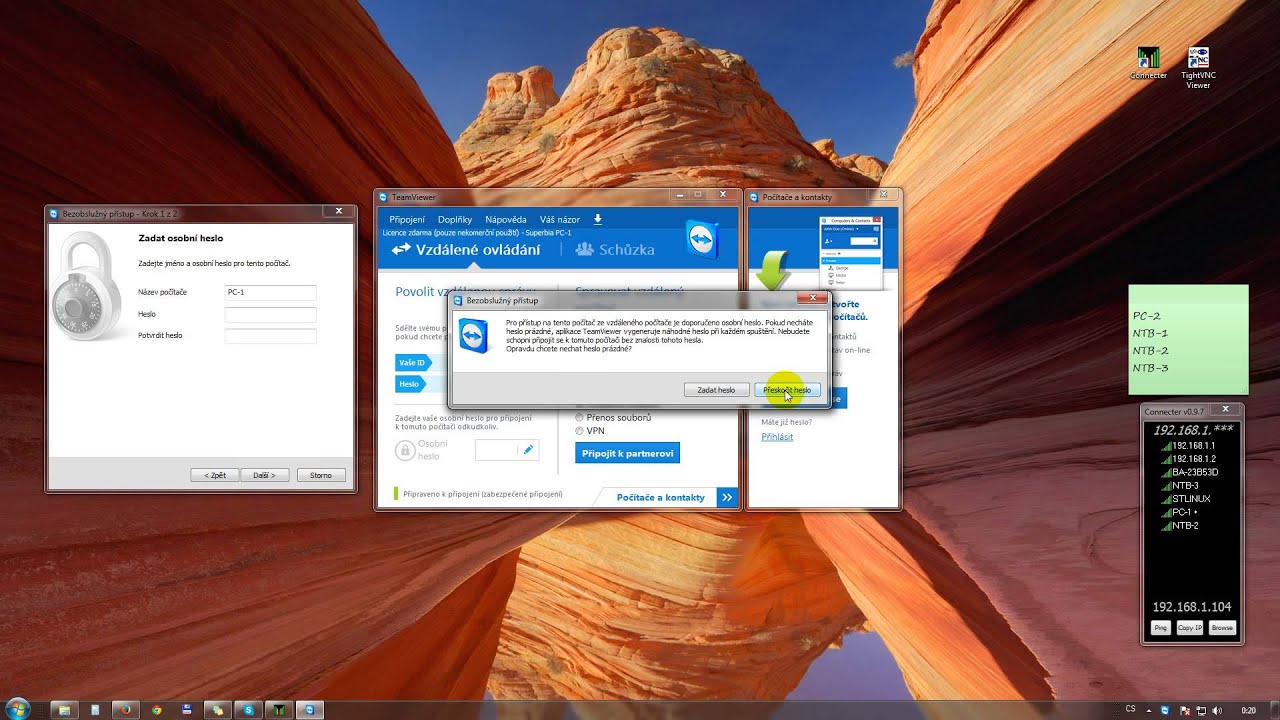 Vzdálená plocha (TeamViewer)
