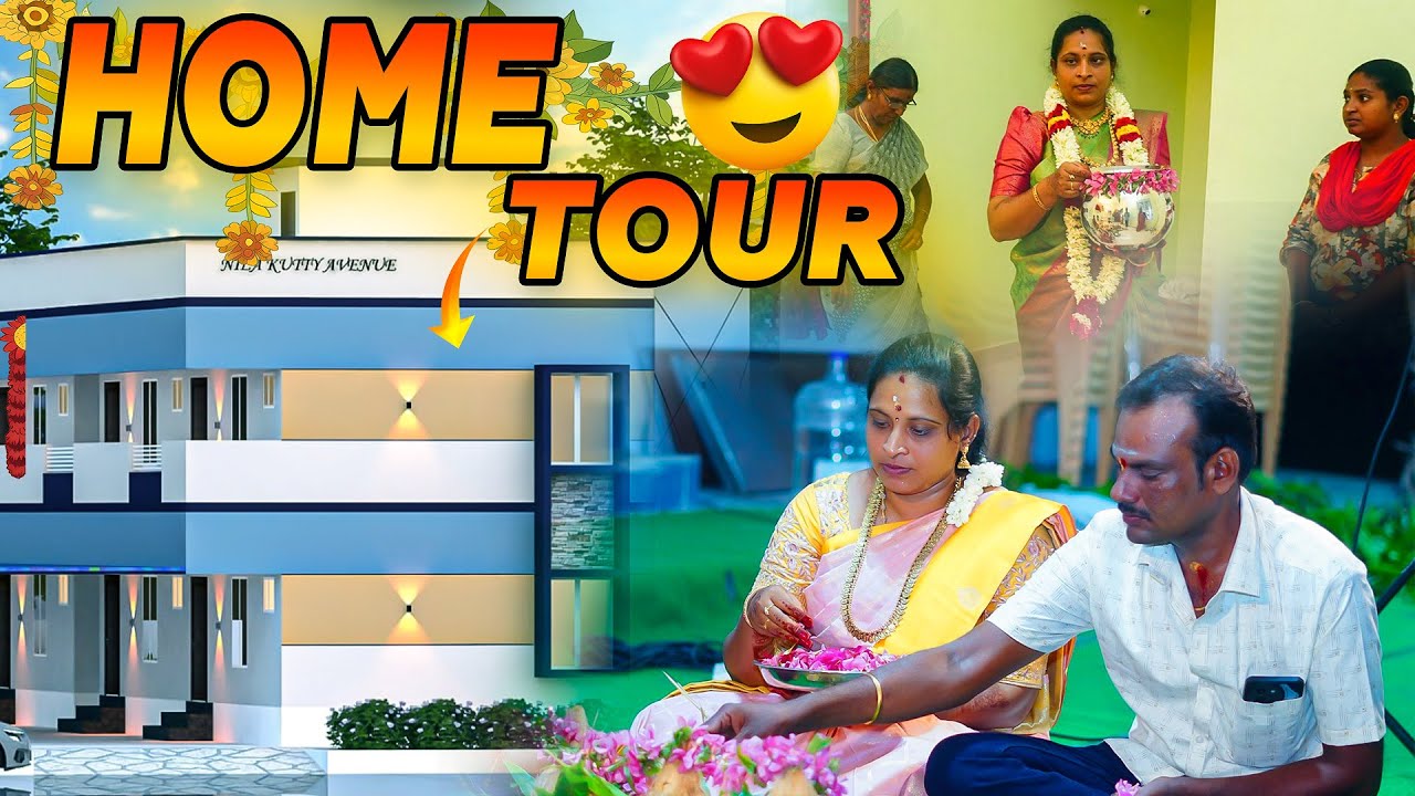 Our Apartment Tour 🏡 | Compact 1bhk house tour in tamil | கனவு இல்லம் | #nilakuttychannel #hometour