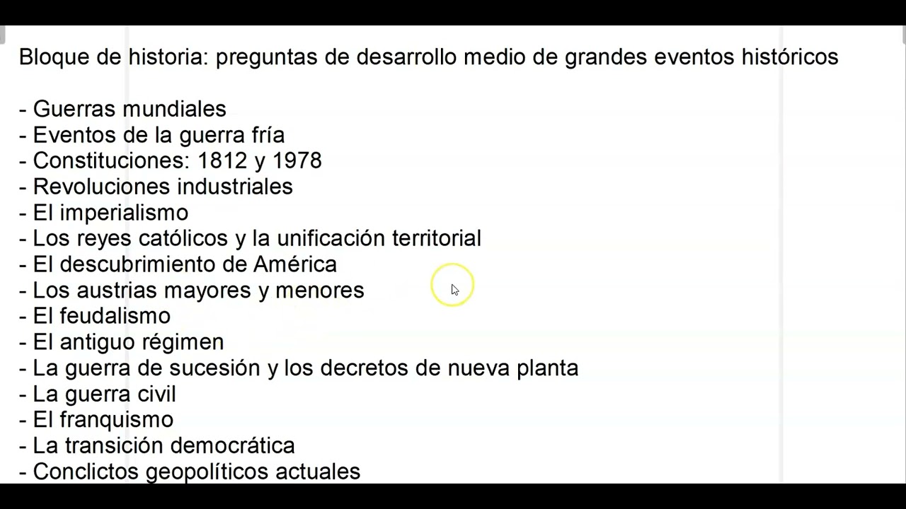 Módelos de exámenes resueltos graduado ESO Aragón de sociales: preguntas de historia resueltas