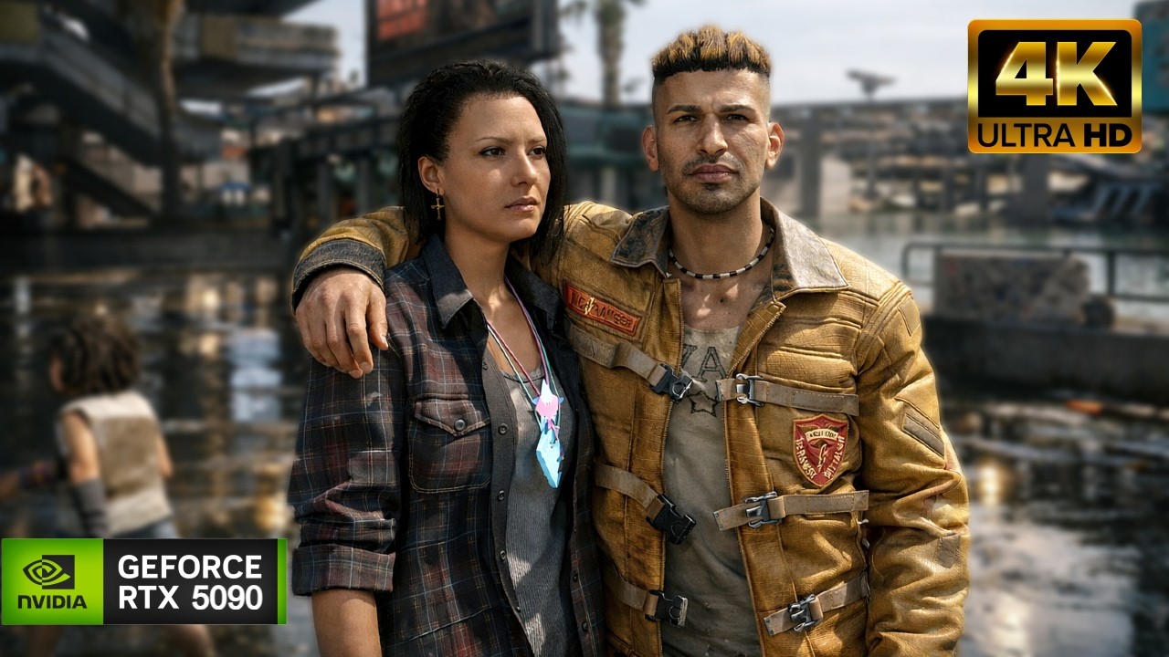 Cyberpunk 2077: Hyper-Realistic on RTX 5090 with - RT [ON] and Max Graphics in 4K