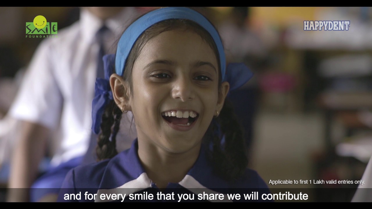 Happydent | Smile Foundation | Smile Please Campaign