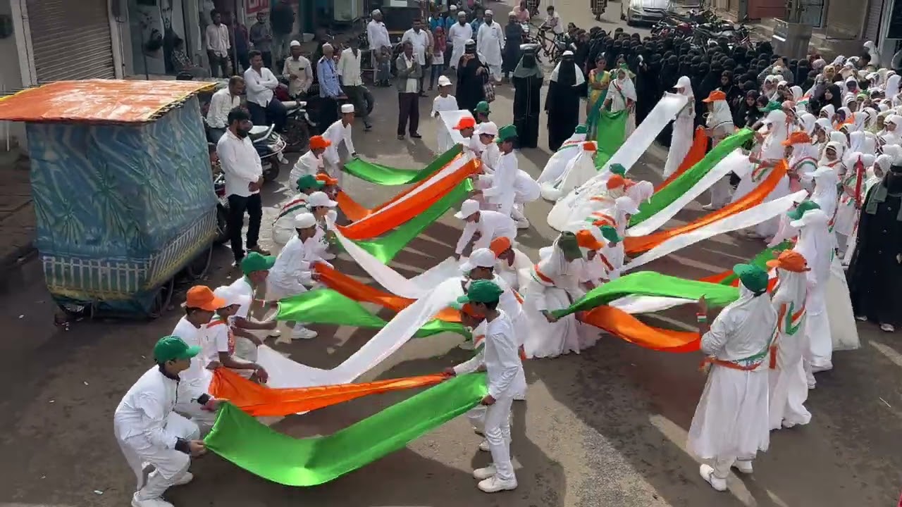 15th August independence day celebration AL-ALMAS FOUNDATION SCHOOL Bidar Road show...
