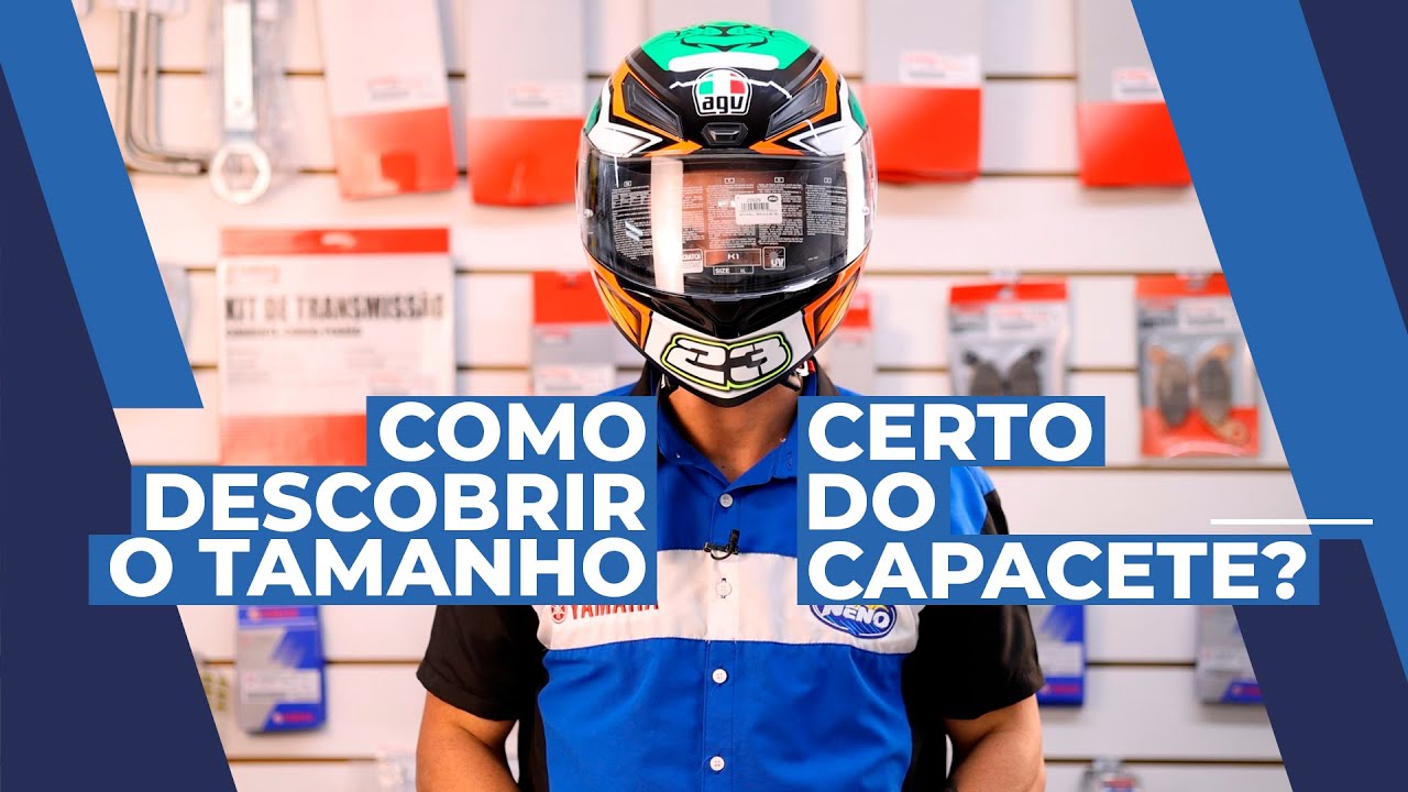 Aprenda a escolher o tamanho certo do capacete | Assista para N&Atilde;O ERRAR!