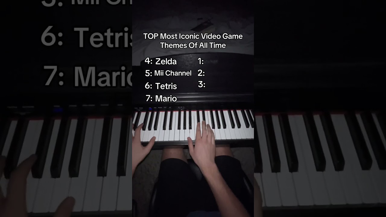 MOST Iconic Video Game Themes Of All Time 🎮🎹#piano #pianocover #nostalgia