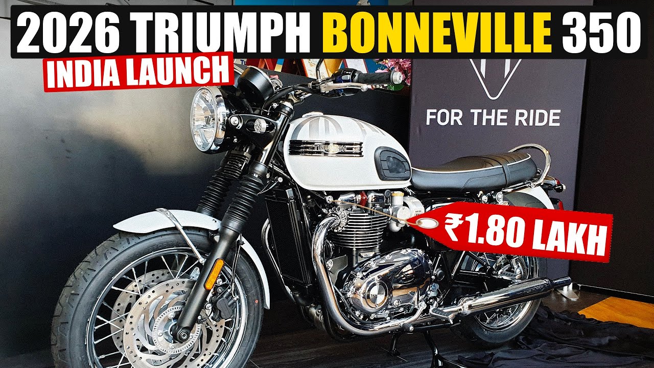 Triumph's Bonneville 350🚨Is Here - New Upcoming🔔Classic Retro-Bike | Upcoming Bikes In India 2026
