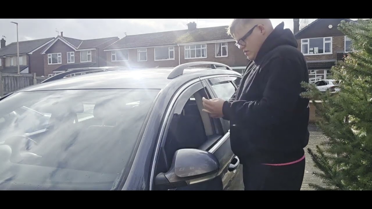 Putting edge visors on my volkswagen passat b6 2008 