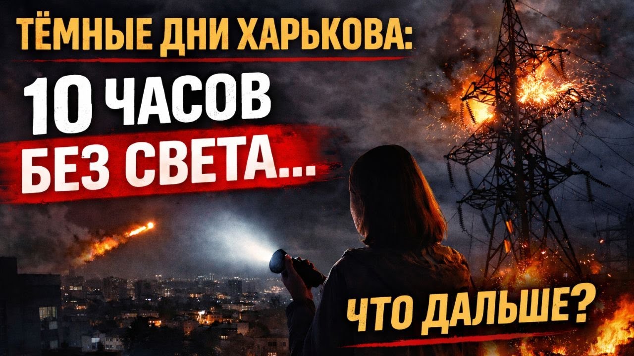 Тёмные дни Харькова: 10-15 часов без света... ЧТО дальше?