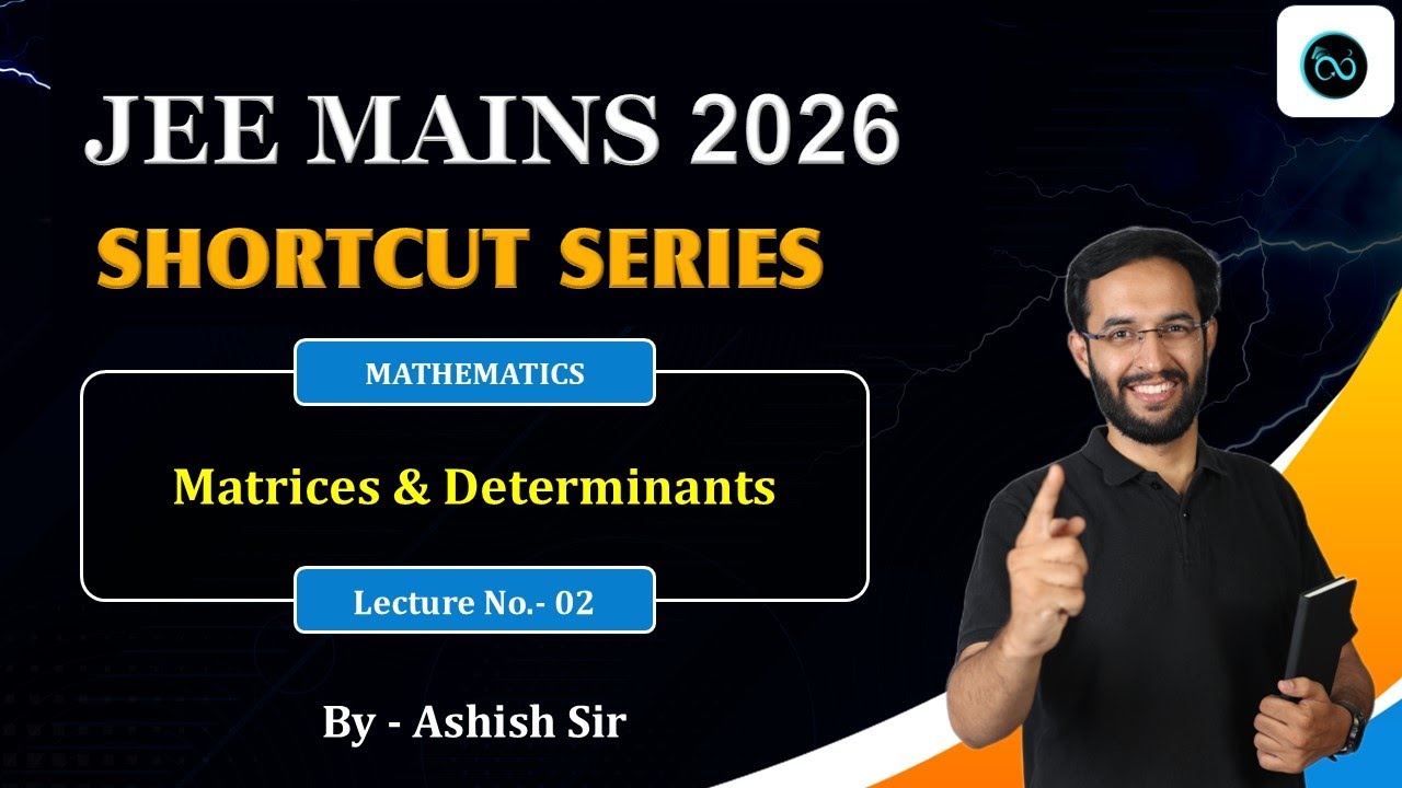 Find Determinant and Adjoint of 3*3 matrices in just few seconds !!!!! Shortcut Series for JEE 2026