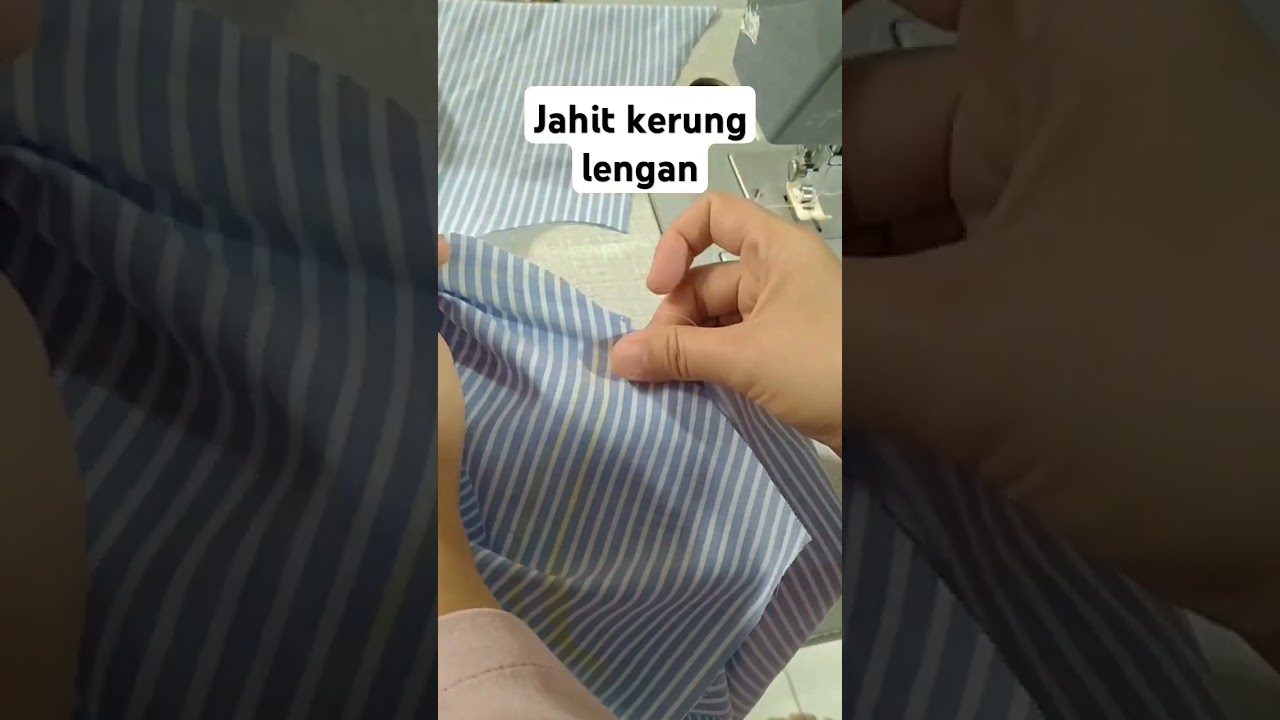 Jahit kerung lengan #sewing #penjahit #sewingtutorial #turorialjahit #mesinjahitsinger984