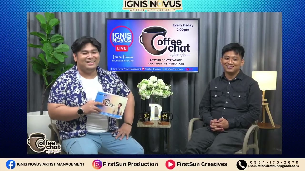 Christopher Roxas at Coffee Chat with Daven