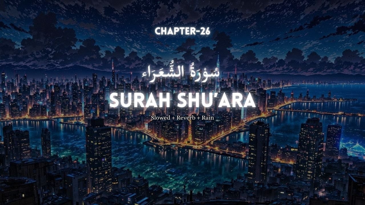 Surah Ash-Shuʿarāʾ (Chapter 26) | Lo-Fi Quran for Peace & Reflection | Abdur-Rahman as-Sudais