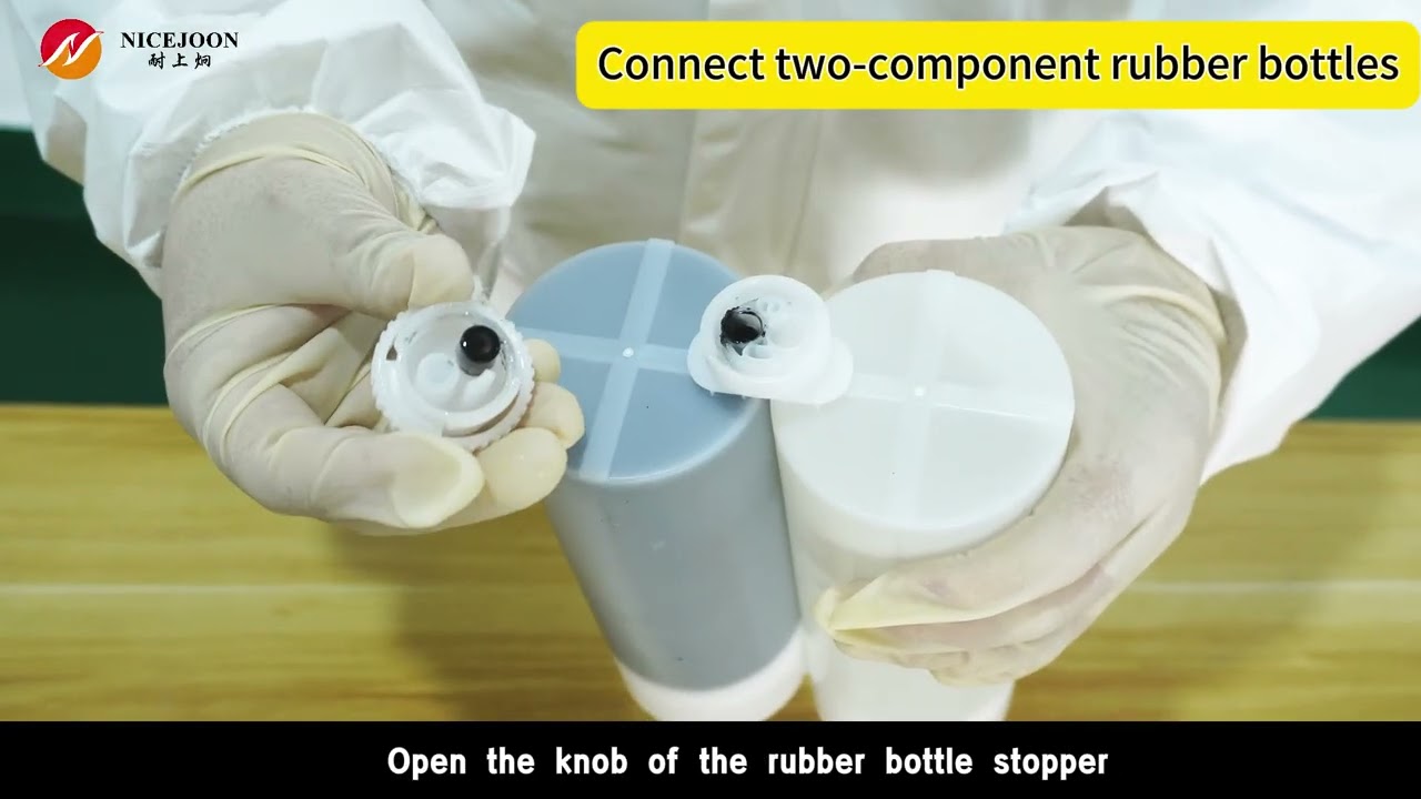 NICEJOON 1500ml 1:1 Pneumatic Spray Adhesive Gun | High-Volume Dual Component Dispenser