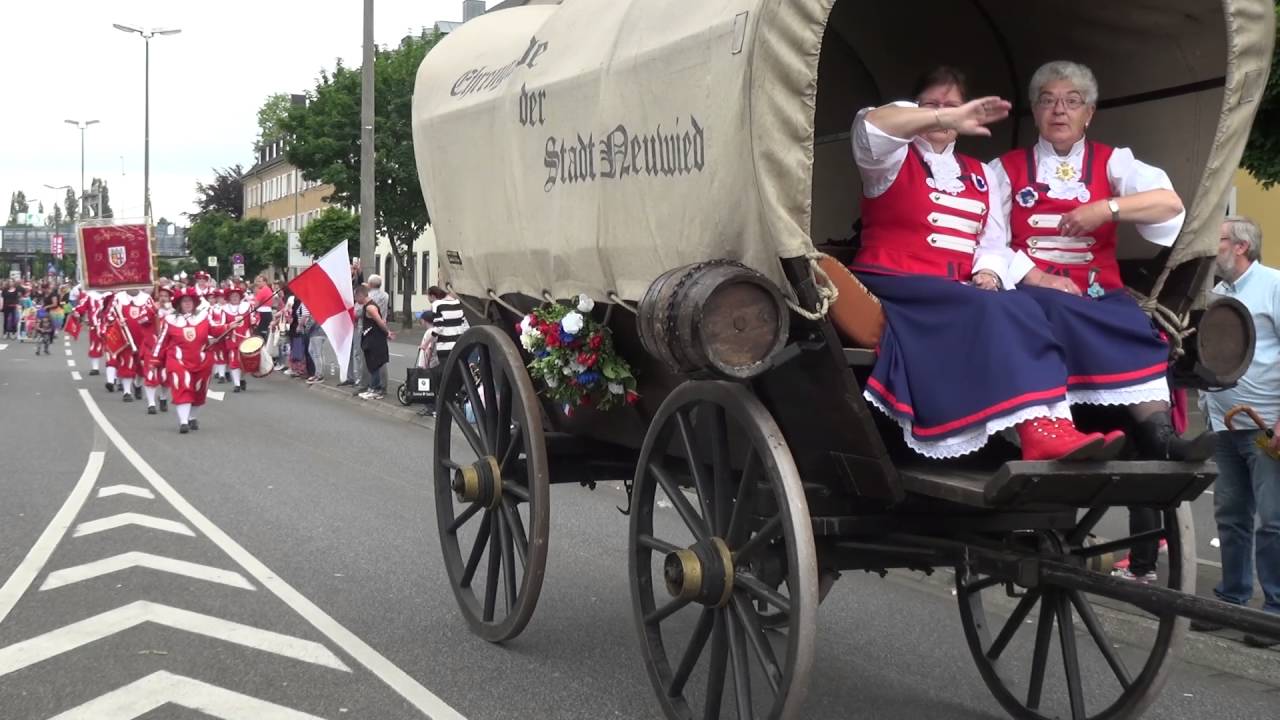 Närrischer Frühlingsumzug in Neuwied 2016 in HD