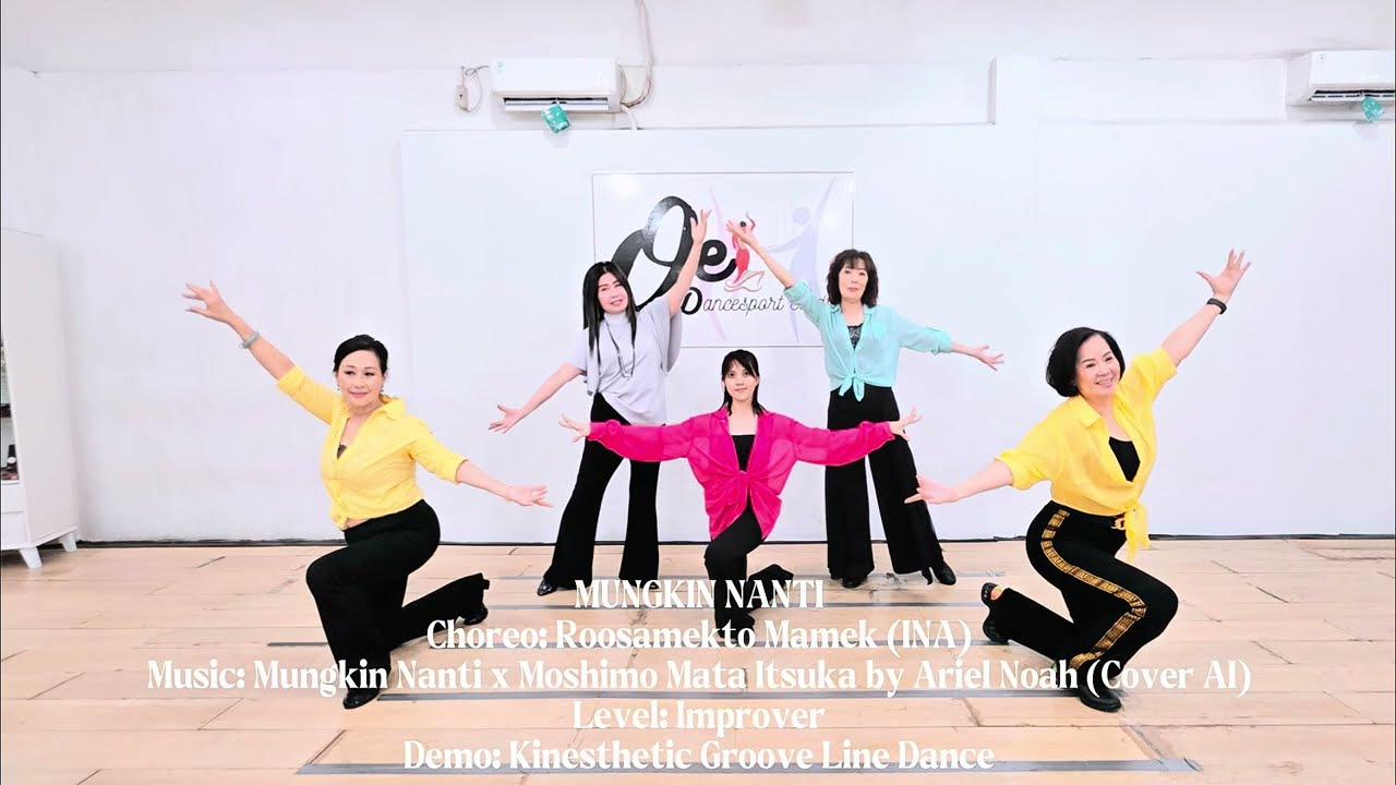 MUNGKIN NANTI Line Dance | Choreo: Roosamekto Mamek | Demo: Kinesthetic Groove LD