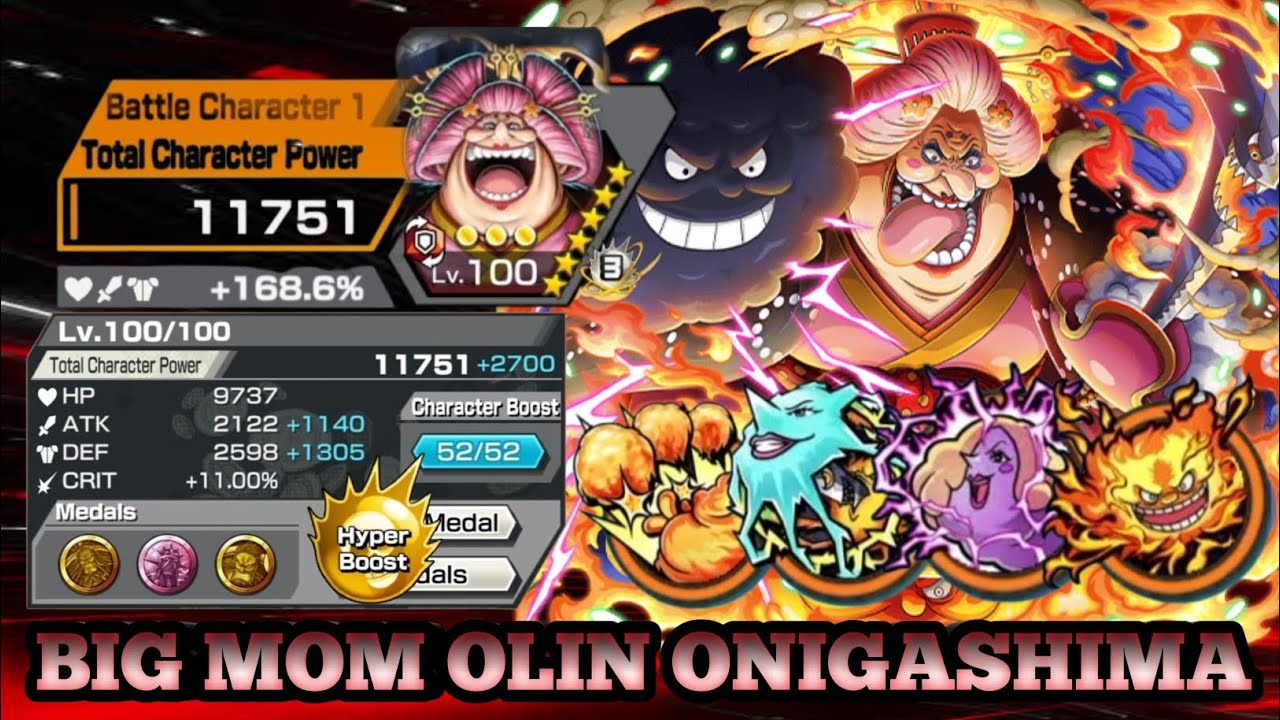 FULL BOOST BIG MOM OLIN ONIGASHIMA GAMEPLAY | ONE PIECE BOUNTY RUSH | OPBR