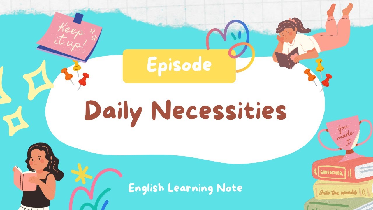 Daily Necessities l English Vocabulary l English Learning Note