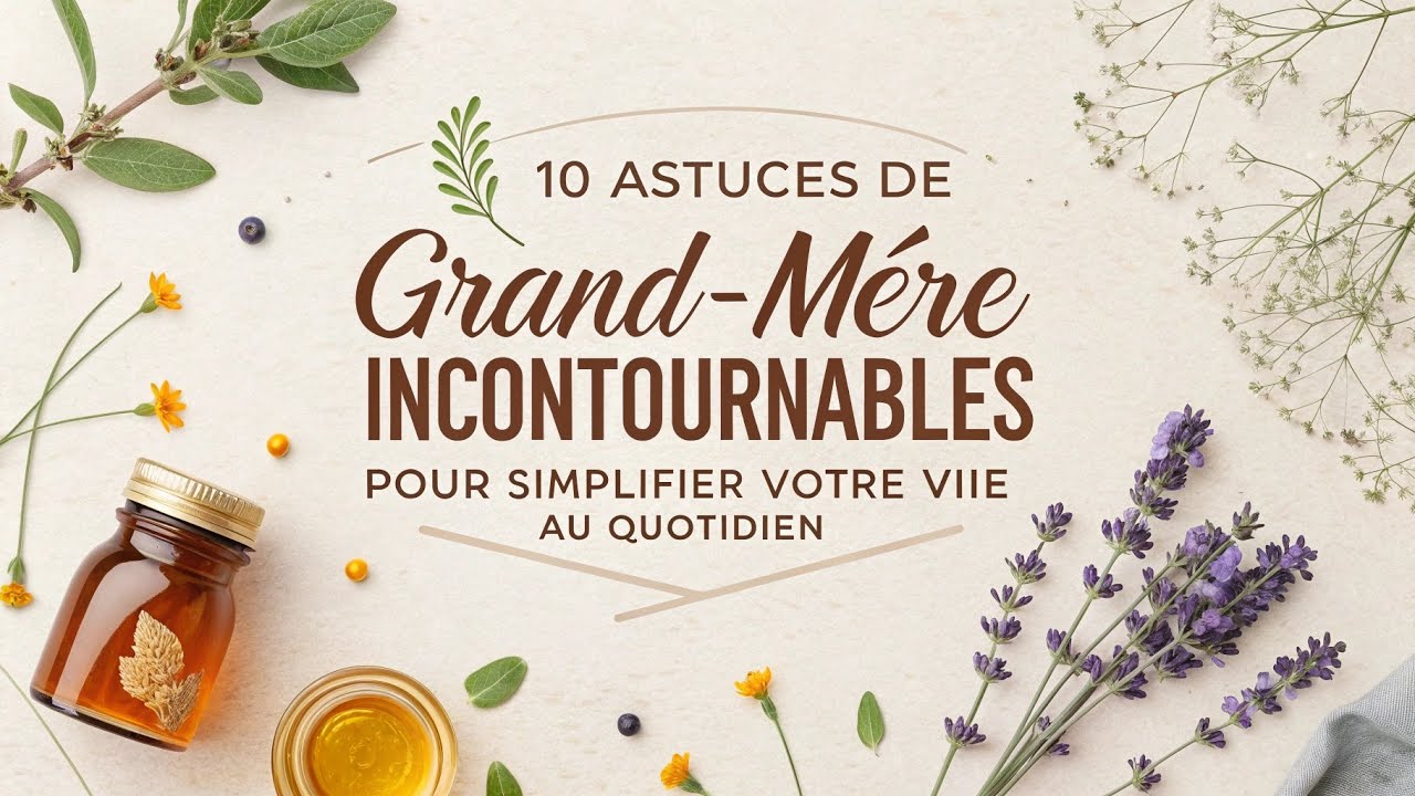 10 Astuces de Grand-Mère Incontournables pour Simplifier Votre Vie au Quotidien