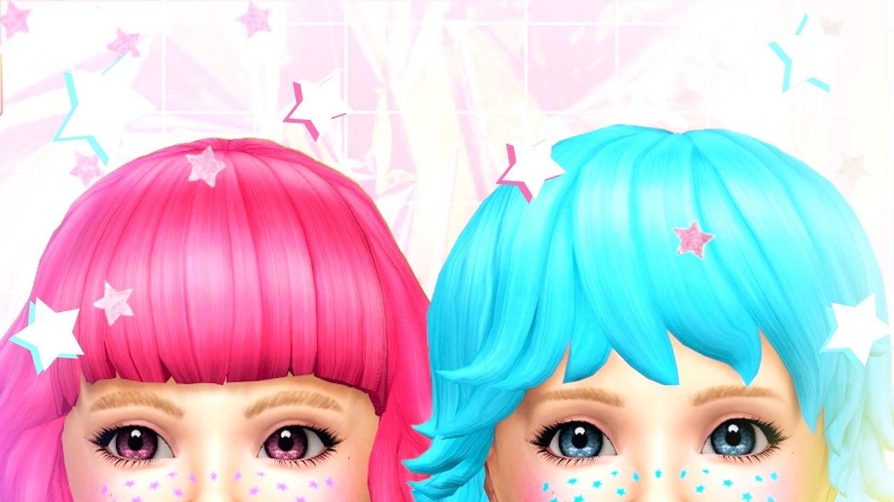 Sims 4:  Toddler CAS  - Little Twin Stars ⭐