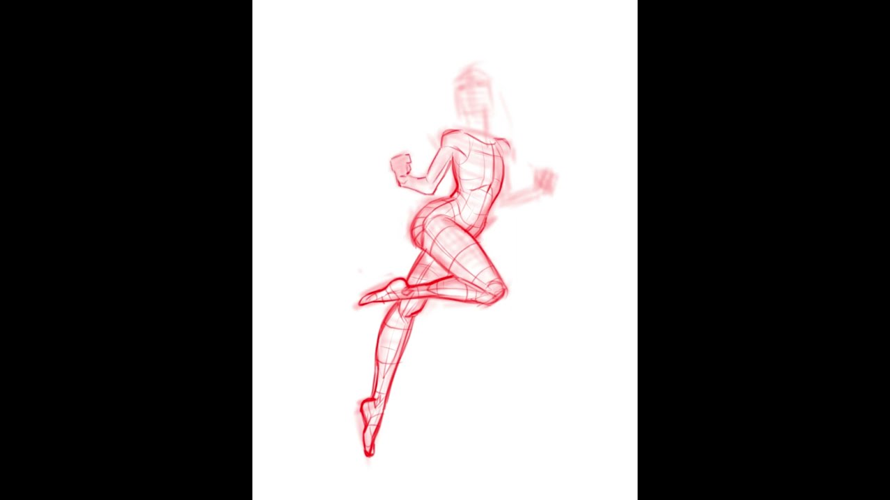 How to Draw: Female flying