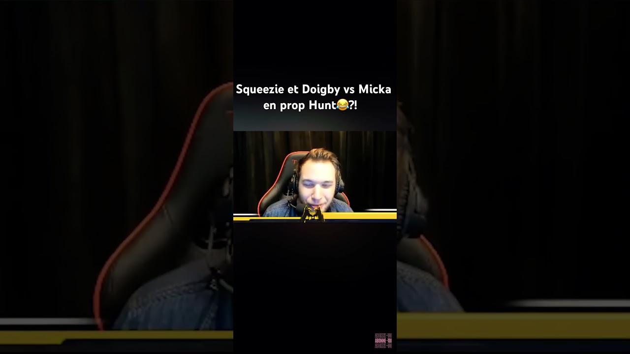 Squeezie et Doigby vs Micka en prop Hunt😂?!