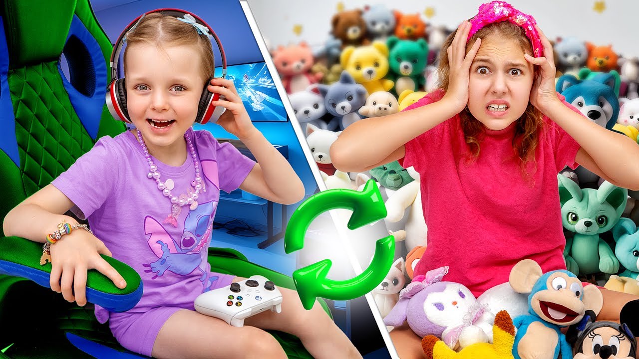 Sister Life Swap Challenge for 24 hours
