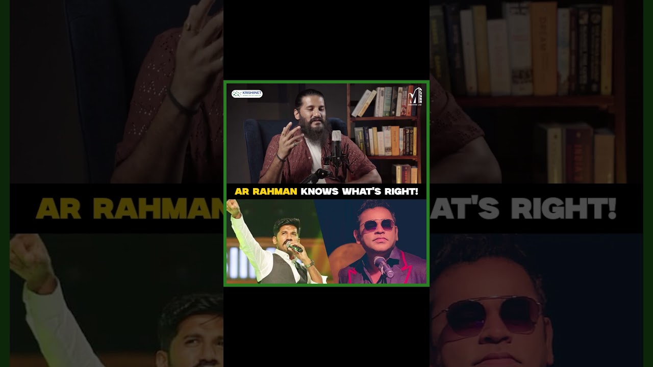 AR Rahman knows what's right! 💯 | Vijay Yesudas | Maathevan | MPower #Yesudas #arrahman