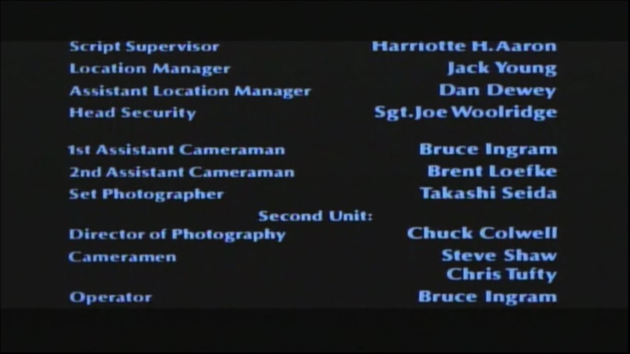 The Wraith (1986) End Credits (Movieplex 2024)