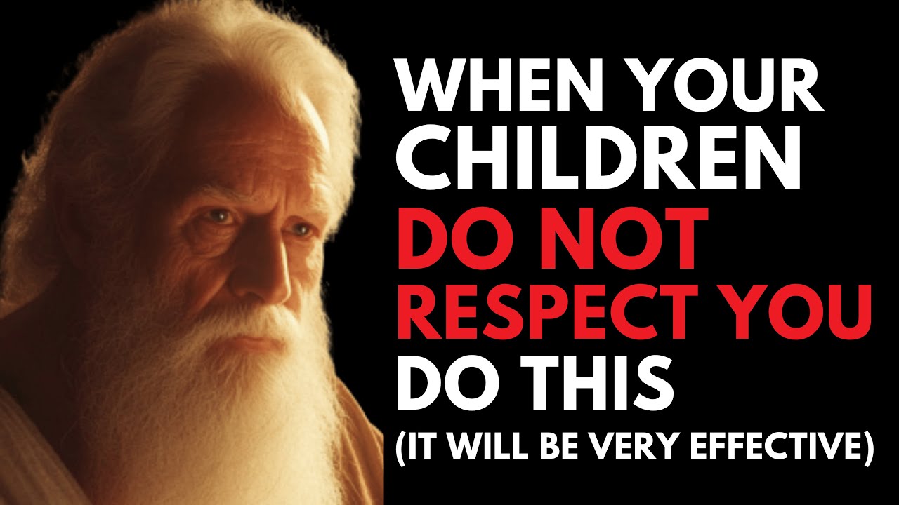 When Your Kids IGNORE and DISRESPECT You – Do THIS Before It Gets Worse | Stoicism