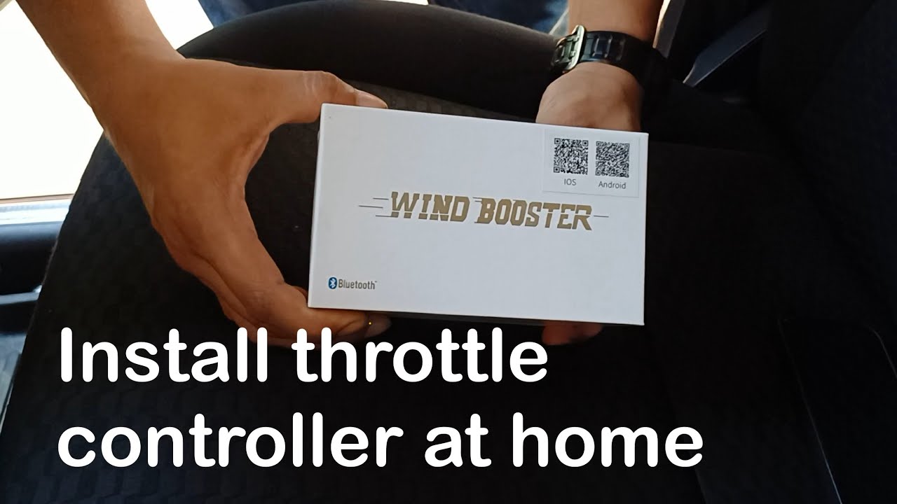 Jimny throttle controller installation at home wind booster