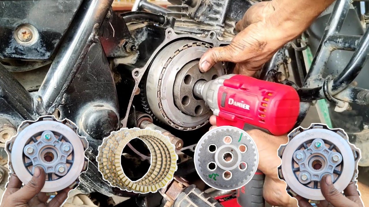 Bajaj discover 35cc clutch plate change full detail ke sath