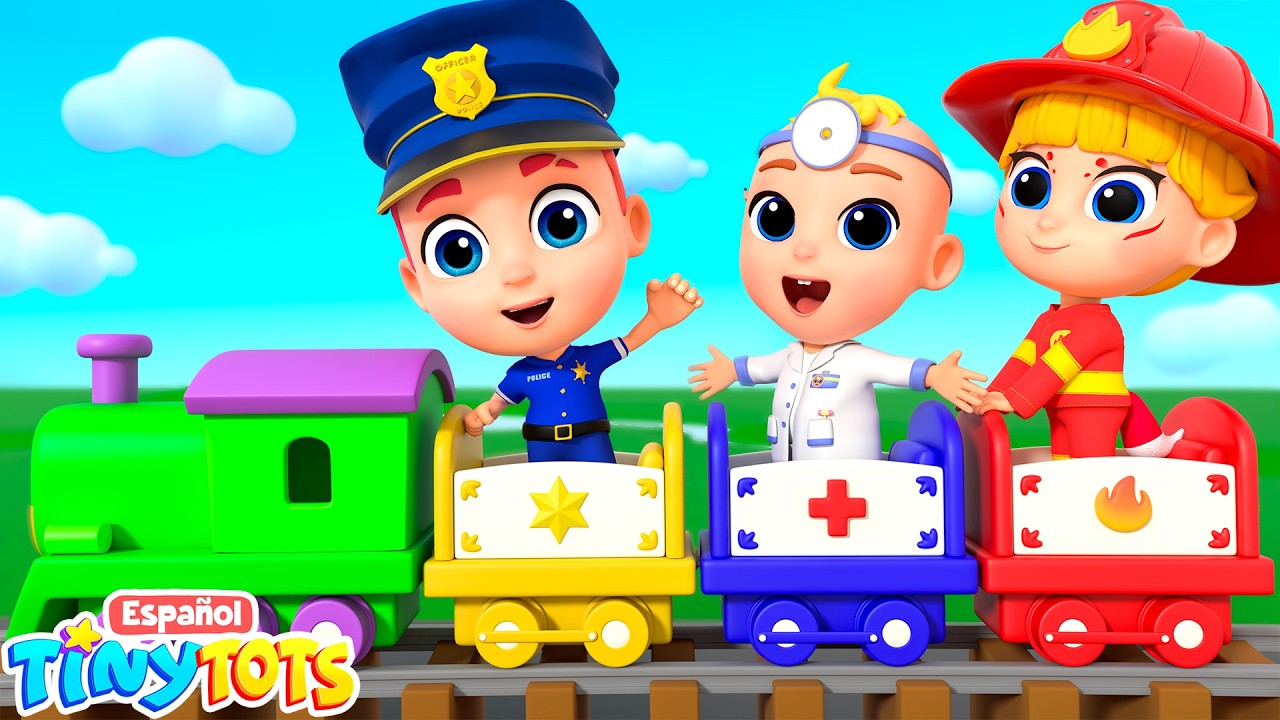 La Canción del Tren Chu Chu | Tinytots - Canciones Infantiles
